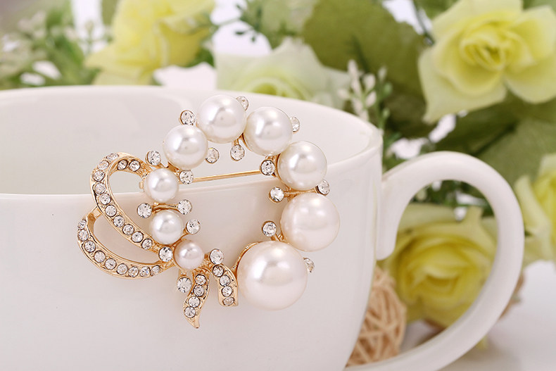 Broche femme en Zircon diamant - Ref 1173609 Image 9