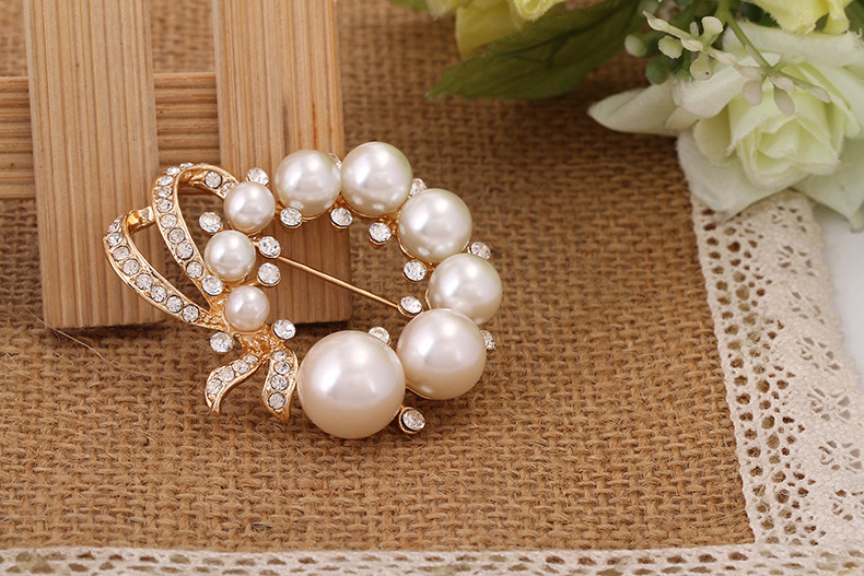 Broche femme en Zircon diamant - Ref 1173609 Image 7