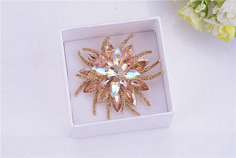 Broche femme en cristal autrichien - Ref 1187347 Image 6