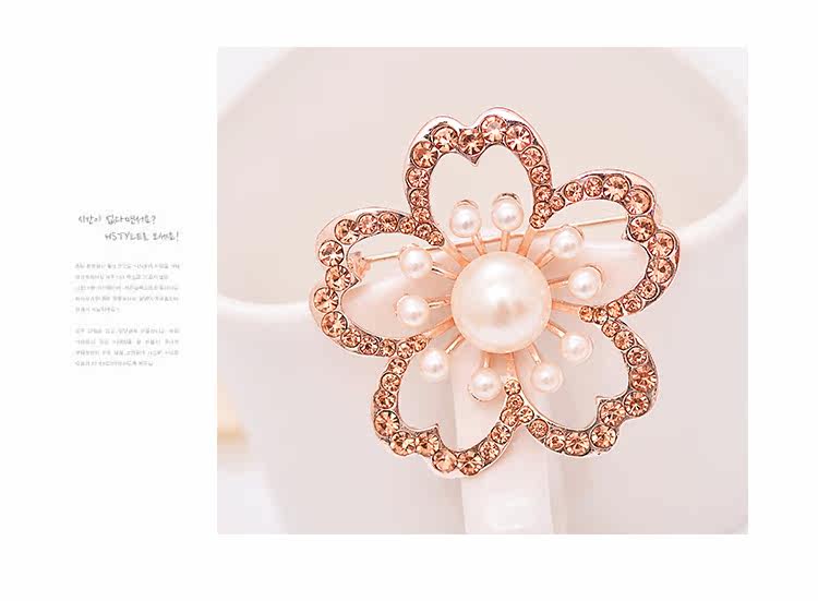 Broche femme en Zircon diamant - Ref 1187328 Image 12