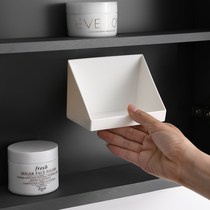 TT lipstick cosmetics rack wall-mounted oblique storage box mirror cabinet bathroom punch-free layered classified storage