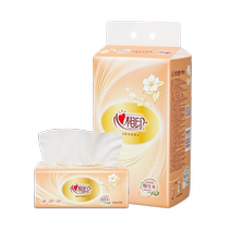 (New and old packaging random) Xinxiangyin classic tissue paper 3 layers 120 sheets 4 packs of toilet paper towels paper napkins