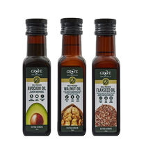 Grove avocado oil walnut oil flaxseed oil 110ml infant food supplement oil hot frying oil 110ml*3 bottles