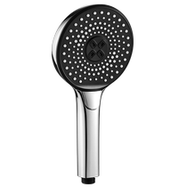 Large panel supercharged shower head electroplated three-speed shower head super embossed flower shower head water heater bath set