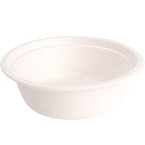 Bamboo wood biodegradable disposable bowls and plates paper bowls paper plates picnic camping hot pot barbecue take-out tableware