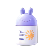 Tête officielle Rabbit Head Mom Child Sunscreen Physique Sunscreen 10ml Baby Special bébé anti-soleil crème légère et respirable