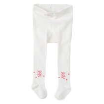 David Bella childrens clothing childrens pantyhose 2024 spring new baby girl fashionable leggings girls elastic socks