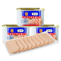 COFCO Meilin Delicious Luncheon Meat 198*3 Convenient Instant Hot Pot Instant Noodles Partner Breakfast Food