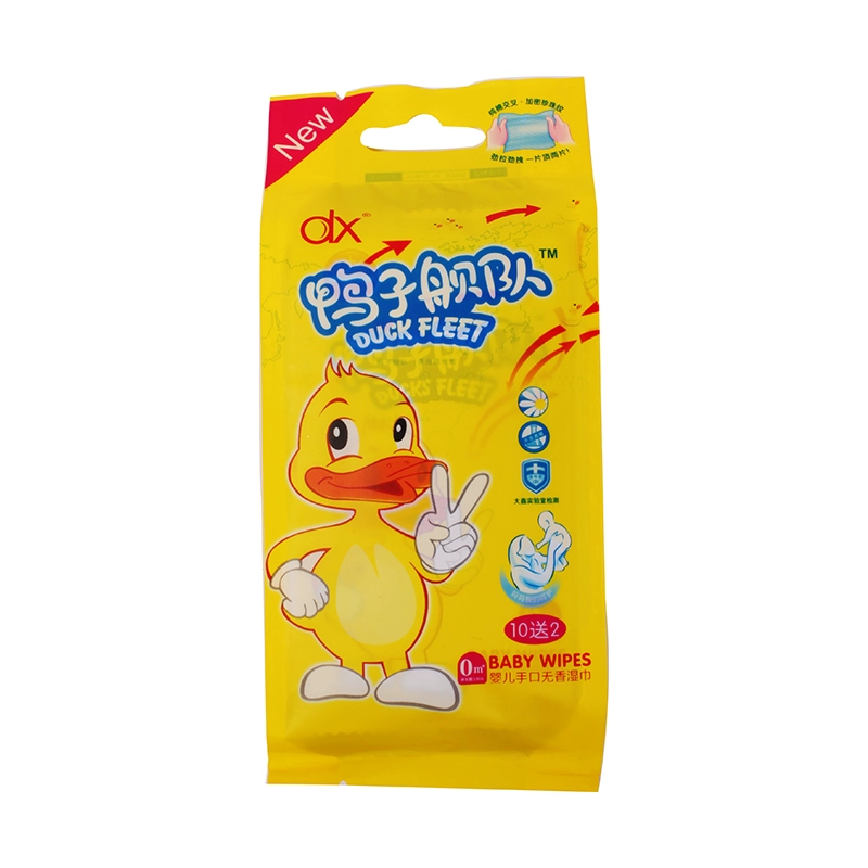 Duck Fleet 0m + 12 miếng khăn lau trẻ em không mùi - Khăn ướt