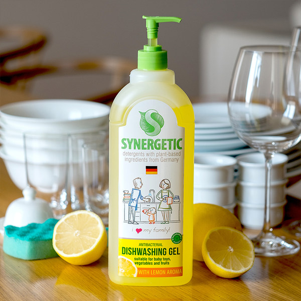 SYNERGETIC 森力佳 柠檬果蔬餐具洗洁精 1000ml 双重优惠折后¥19.9包邮 SYNERGETIC 森力佳 柠檬果蔬餐具洗洁精 1000ml 双重优惠折后¥19.9包邮