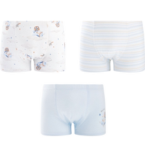 Yings childrens underwear four-corner boys underwear gift box for boys and older children boxer shorts that do not pinch the buttocks