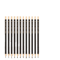 Morning light stationery black wood black pencil HB primary school students special pencil for first and second grade students 2b childrens kindergarten