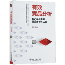 Effective Competitive Product Analysis Competitive Product Analysis Methodology Essential for Good Products Zhang Zaiwang Xinhua Bookstore