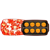 Hong Kong Wing Wah Mooncake Yuen Long Wing Wah Lotus Paste Egg Yolk Red Bean Mooncake Multi-flavor Cantonese Style Mooncake Gift Box 480g