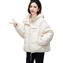 Meow perfect down jacket womens short autumn and winter thickened warm fashion casual high-end small hooded windproof jacket