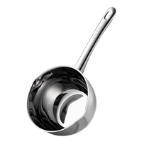 onlycook household 304 stainless steel oil pouring small pot pouring oil special long handle oil hot oil small pot induction cooker
