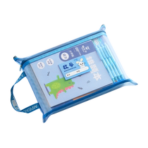 Cat Prince Document Bag Primary School Subject Classification Bag Double-layer Waterproof Subject Tuition Tote Bag Special for Junior High School Students