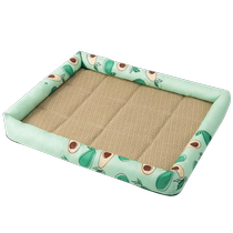 Dog kennel is suitable for all seasons in summer. Dog mat is suitable for dogs and Teddy bears. It is suitable for cats in summer.