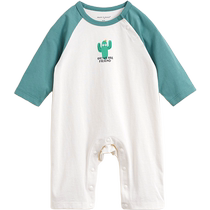 (Category A) Mark Jenny 2024 Autumn Clothing New Baby Fun Graffiti Jumpsuit Baby Cotton Harness
