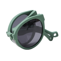 Lemon baby children casual folding sunglasses male and female anti-UV sun protection sunglasses folding easy to contain