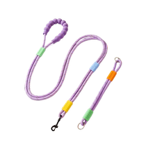 Dog leash collar Golden Retriever Samoyed medium and large dog chain thickened eight-strand dog rope explosion-proof