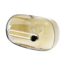 Bethes cream style tissue box bathroom tissue box home daily wall-mounted storage napkin box