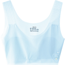 Red bean girls underwear development period bra small vest first stage girls primary school students light and breathable mesh style thin