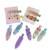 HOUYA 2 pieces of broken hair clips simple bangs bb clip small clip on the side of the back of the head one-word hair clip