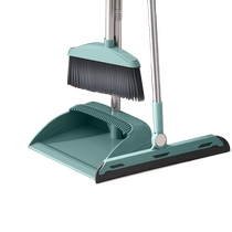 Edo broom set household folding broom dustpan combination 3-piece set broom non-stick hair sweeping wiper sponge