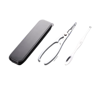 Crab eating tool set crab tools hairy crab stainless steel crab needle peeling crab claws crab knife tool three-piece set