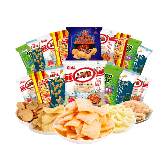 Shanghaojia Shrimp Chips Potato Chips 6g 21 packs 1 set