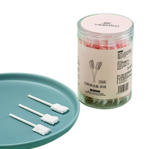 Yingshi baby oral cleaning cotton swab newborn baby toothbrushing stick 0-3 years old baby teeth and tongue coating artifact cleaning tool