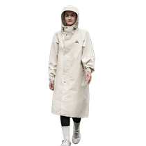Raincoat for adults electric car for women outdoor hiking waterproof windbreaker cycling rainproof mens long jacket poncho