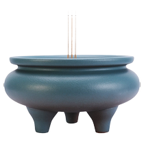Extra large ceramic incense burner household indoor agarwood incense burner worship god incense burner sandalwood burner for Buddha thread incense burner