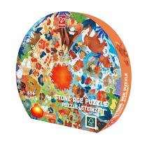 Hape puzzle Stone Age childrens baby early education educational toy storage boys and girls 3-6 birthday gifts