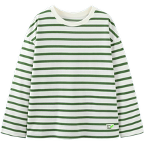 (Slim elastic mini magic fiber childrens T-shirt) Mini Balabala soft antibacterial long-sleeved T-shirt for boys and girls in autumn