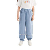 Jerry Baby Girls Summer Jeans Childrens Fashion Cotton Trousers Summer Trousers Summer Trousers Thin