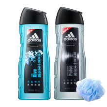 29.9元包邮  adidas 阿迪达斯 冰点+激情男士沐浴露 400ml+400ml