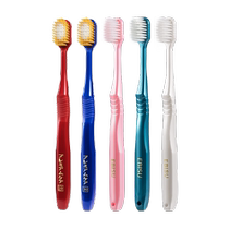EBISU Huibaishi 54-hole soft-bristle soft-bristle wide-head toothbrush 5-piece combination pack for adult household cleaning