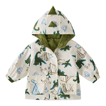 jellybaby childrens waterproof windbreaker spring and autumn baby hooded cardigan 3 childrens autumn tops boys coats