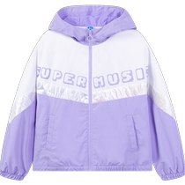 (Same style in the mall) 361 childrens clothing girls fleece jacket 2024 spring and autumn new coat for middle-aged and older children