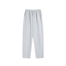 Heilan House mens spring and summer pure cotton home trousers are skin-friendly breathable loose comfortable and can be worn outside