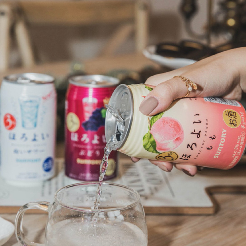 日本进口 三得利 和乐怡 微醺预调酒 350ml*6罐*2件 88VIP会员凑单折后￥138.7包邮