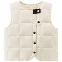Baby down jacket vest winter warm waistcoat lightweight duck down infant three-proof vest vest winter clothing