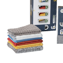 Tajia () boxed multi-functional combination rags for the kitchen 6 professional absorbent non-shedding lint-free and oil-removing rags