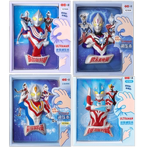 Ultraman Yizheng mini decompression notebook Galaxy Tiga Obu Dina diary decompression pen pencil case eraser