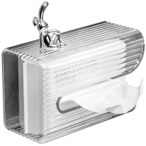 Youqin tissue box wall-mounted face towel storage box toilet bathroom kitchen upside-down roll paper box