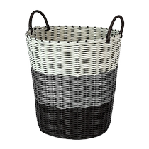 Dirty clothes basket clothes storage basket bathroom clothes basket woven dirty clothes basket household toy doll storage bucket