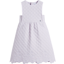 (JASONWU designer joint model) Bala high-end line girls vest skirt in autumn and winter medium and large childrens quilted