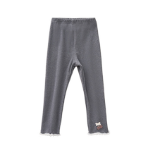 European pregnancy childrens cationic leggings spring and autumn girls outer trousers new baby casual autumn trousers